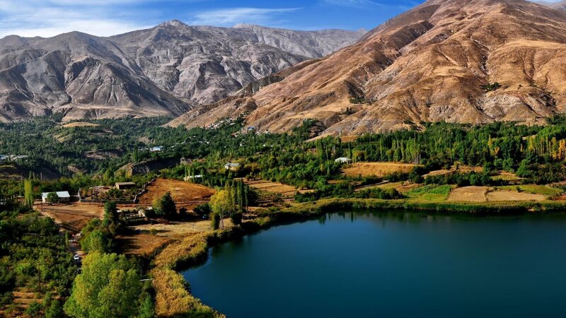 Mountain Valley Lake — Blue