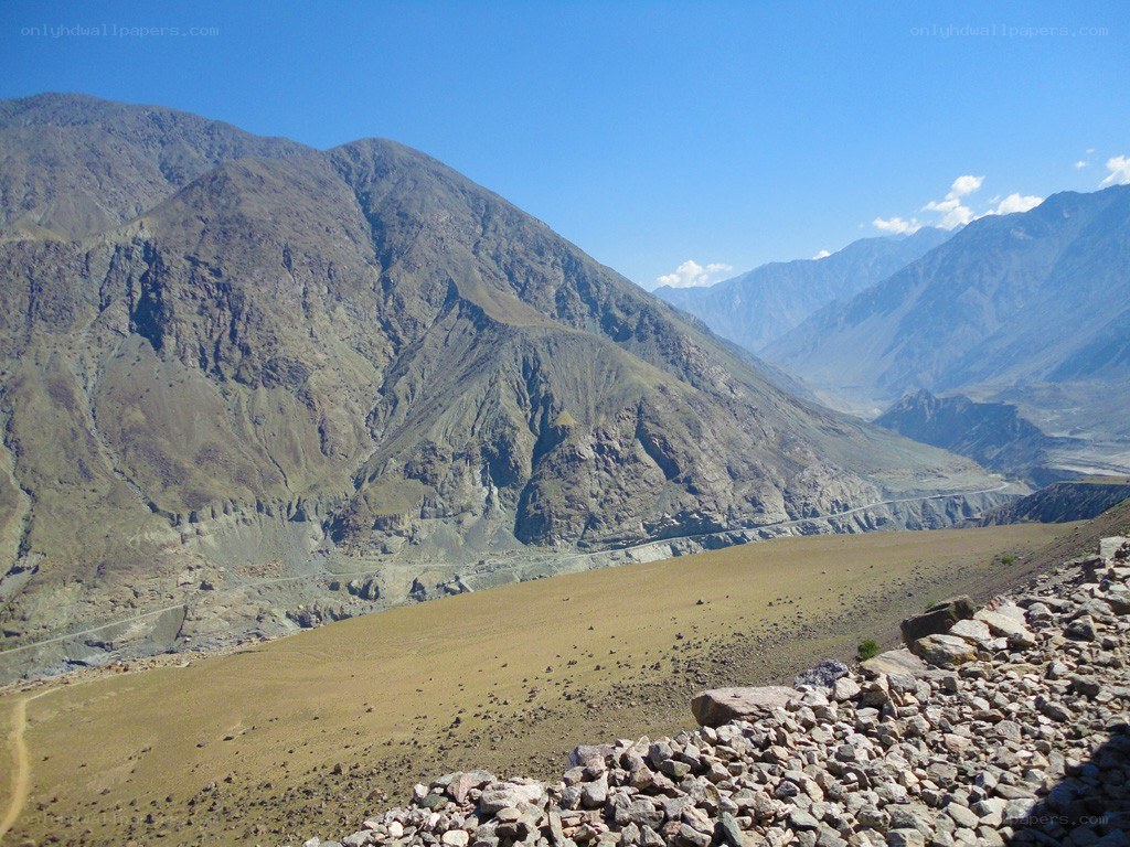 Mountain valley landscape