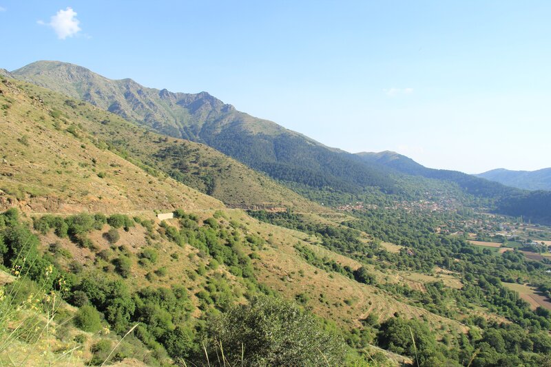 Mountain valley landscape