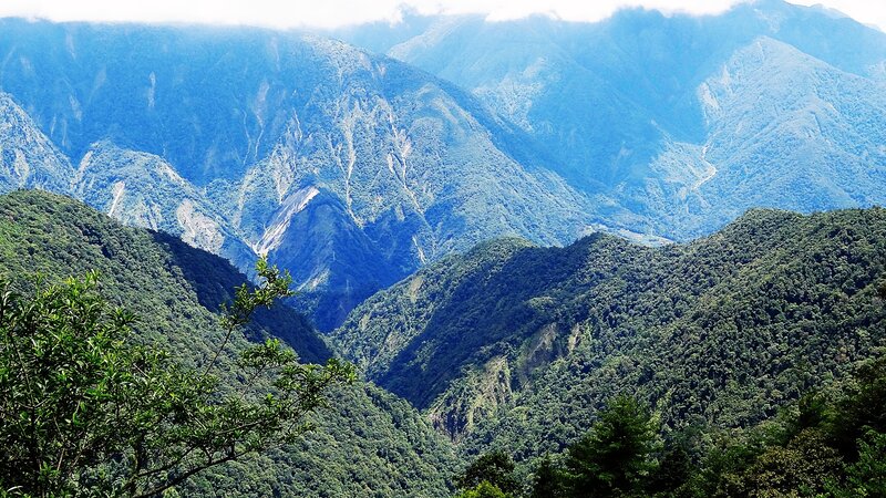 Mountain valley landscape