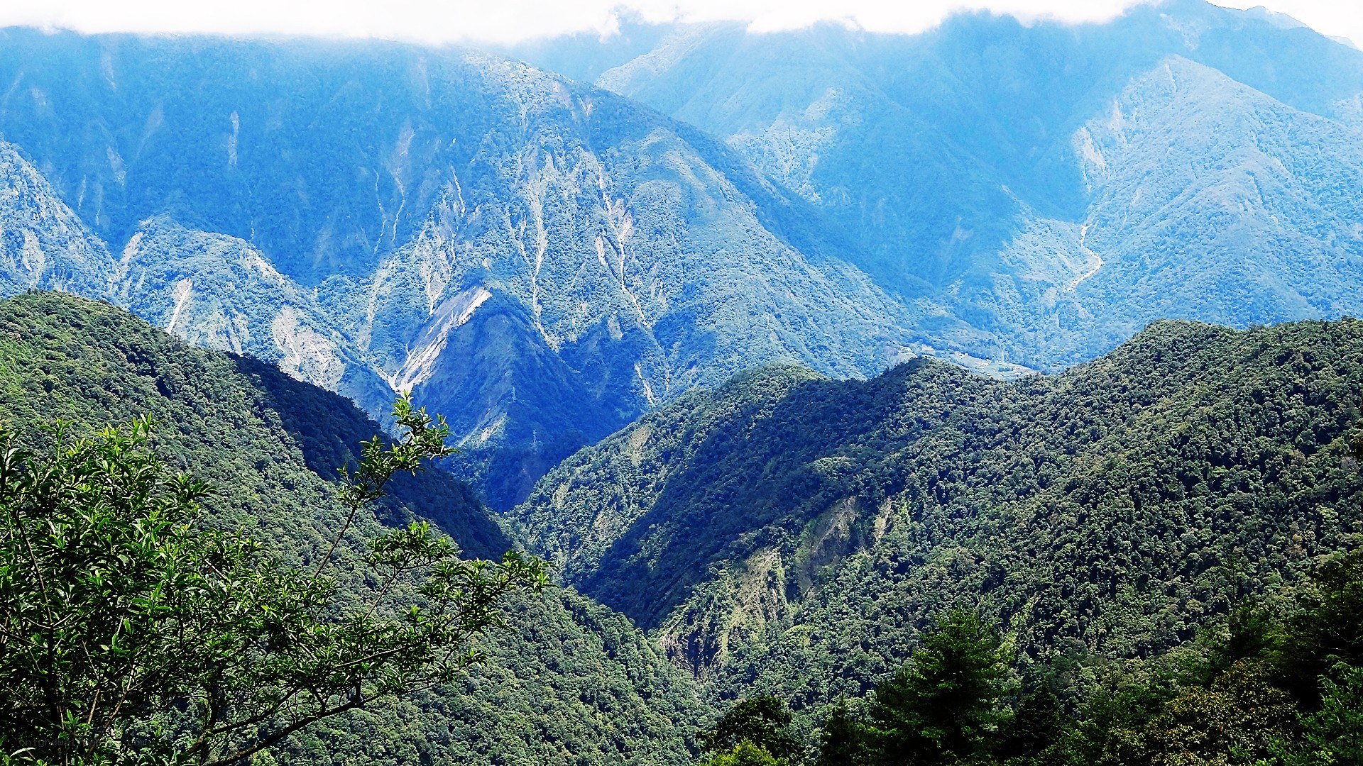 Mountain valley landscape