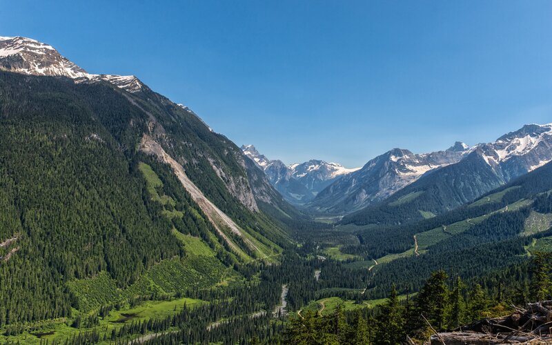 mountain valley landscape