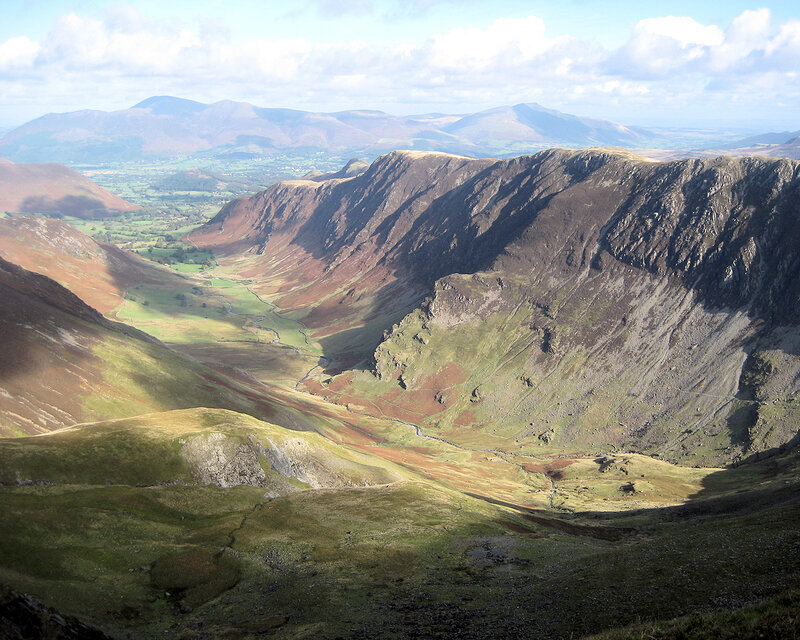 mountain valley landscape