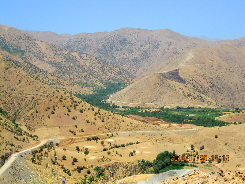 mountain valley landscape
