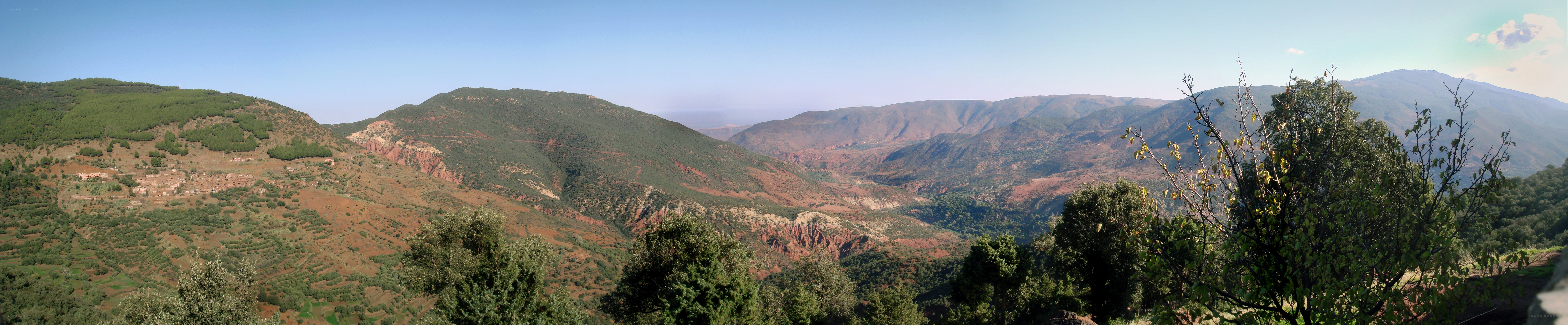 mountain valley landscape