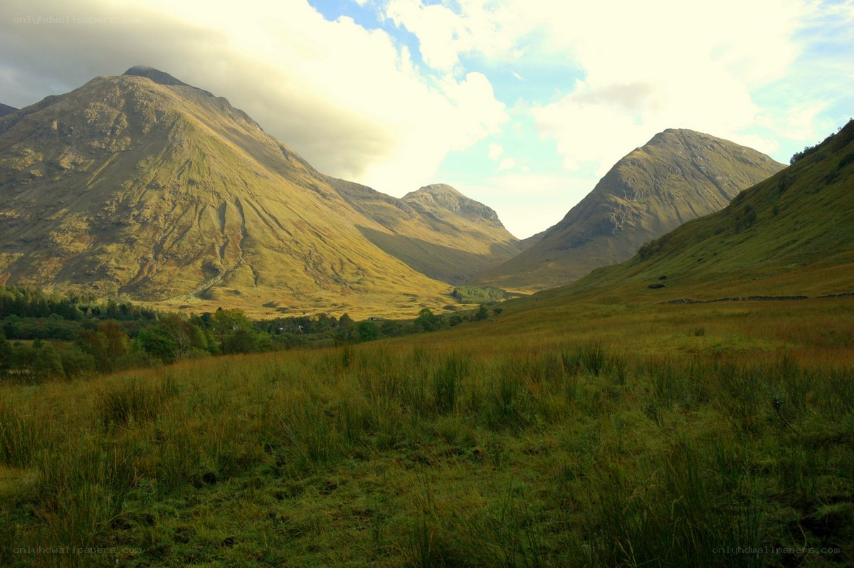 mountain valley landscape