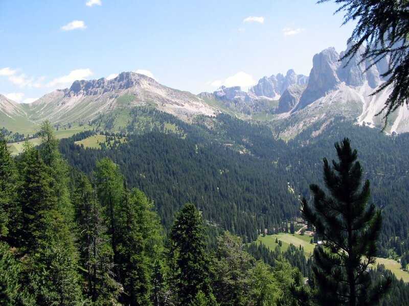 mountain valley landscape