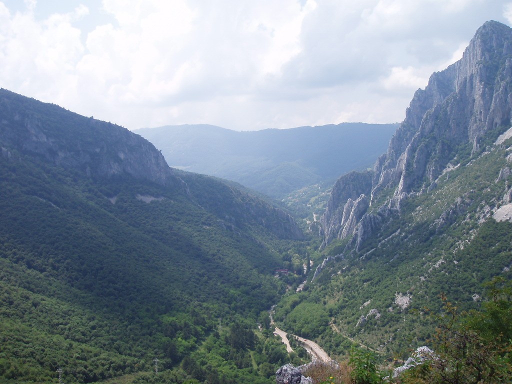 mountain valley landscape