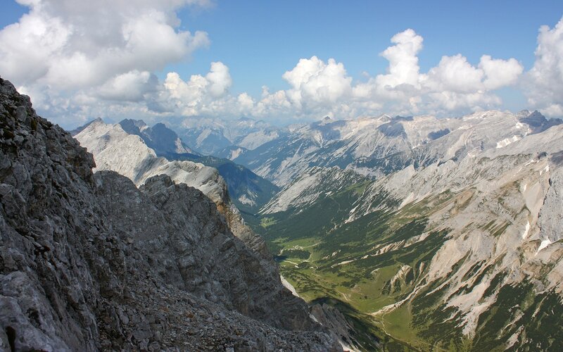 Mountain valley landscape