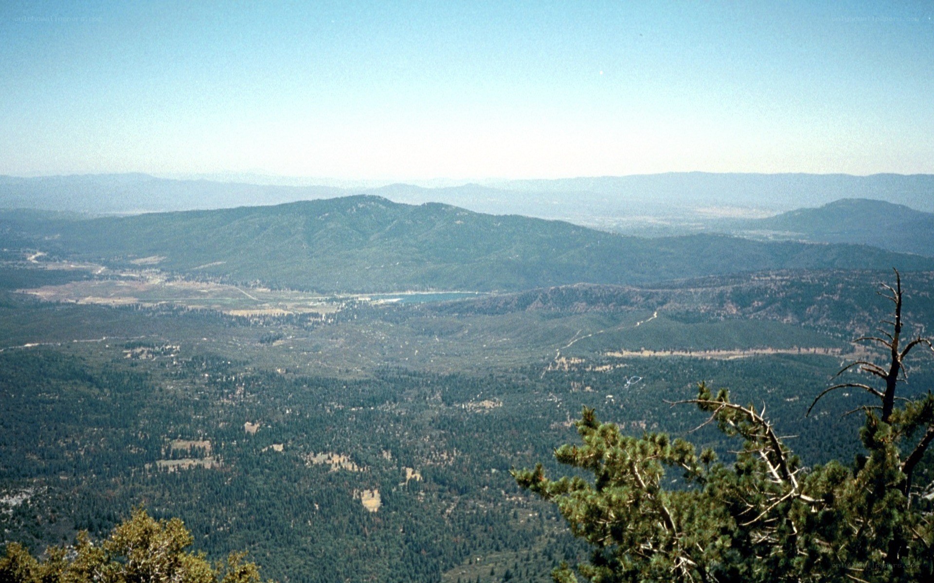 mountain valley landscape