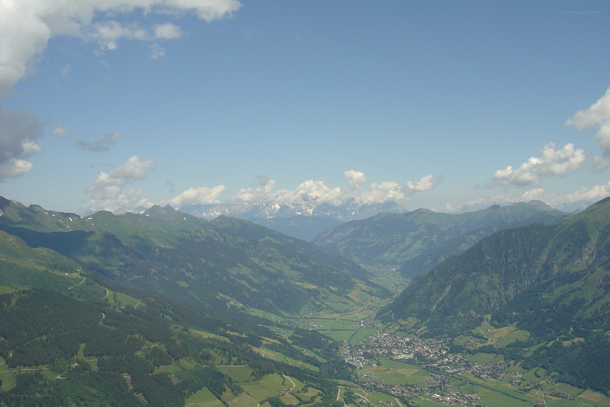 mountain valley landscape