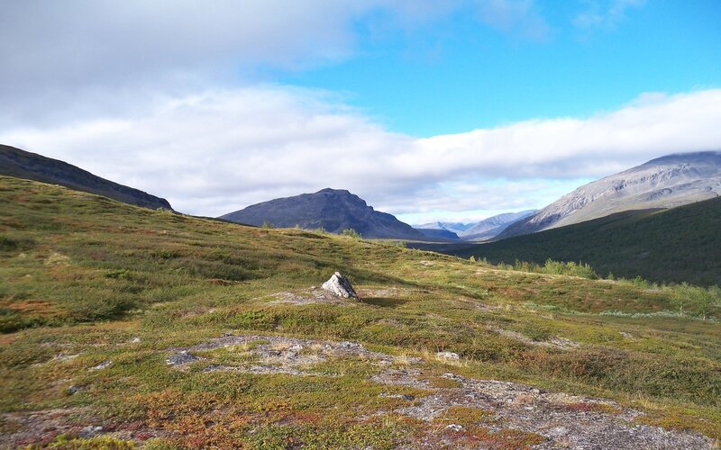 Mountain valley landscape