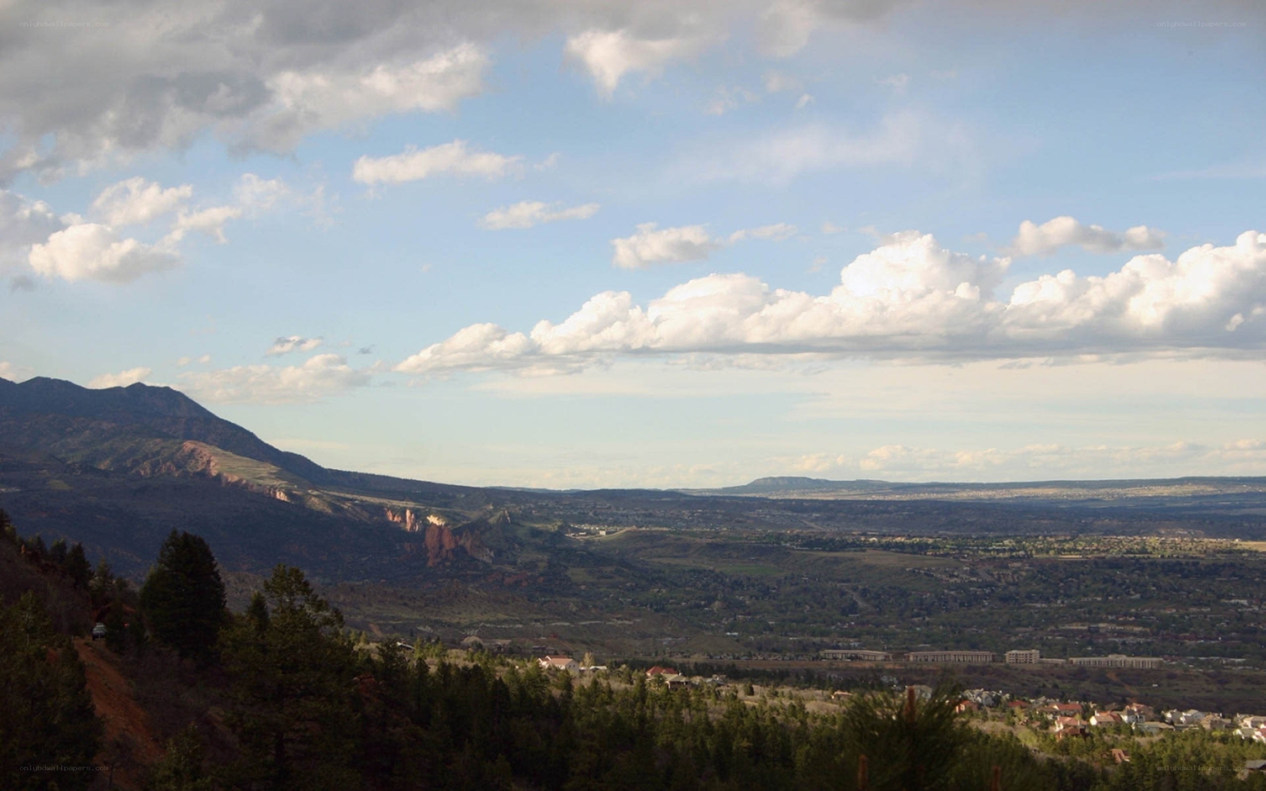 mountain valley landscape