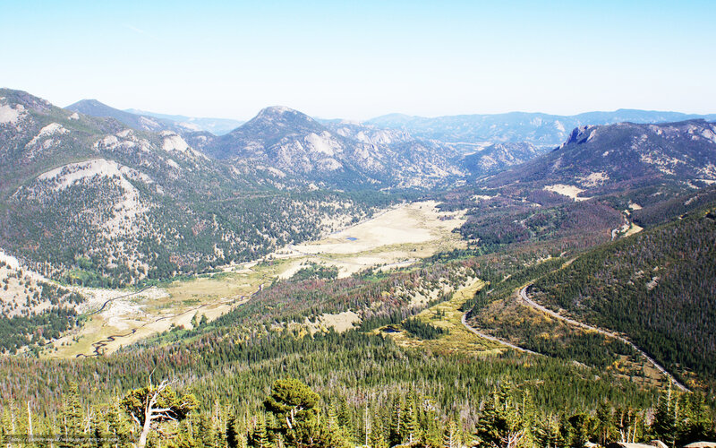 mountain valley landscape