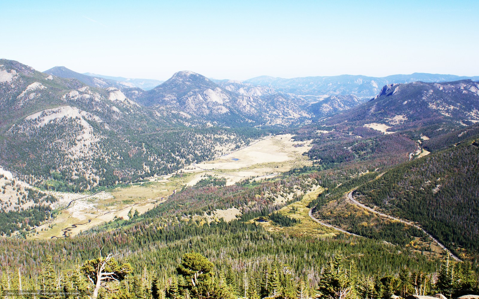 mountain valley landscape