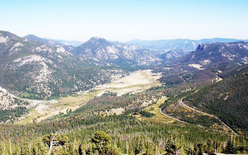 mountain valley landscape