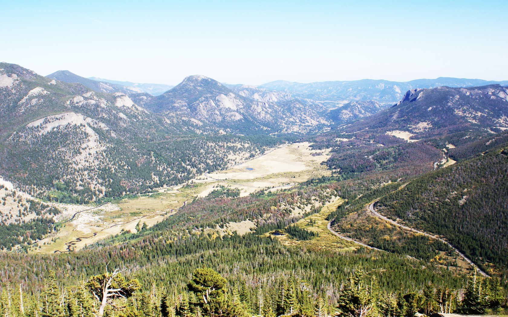mountain valley landscape