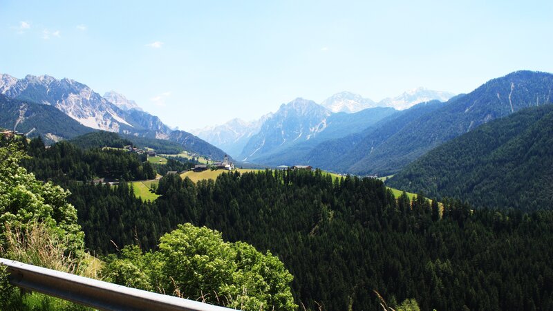 Mountain valley landscape