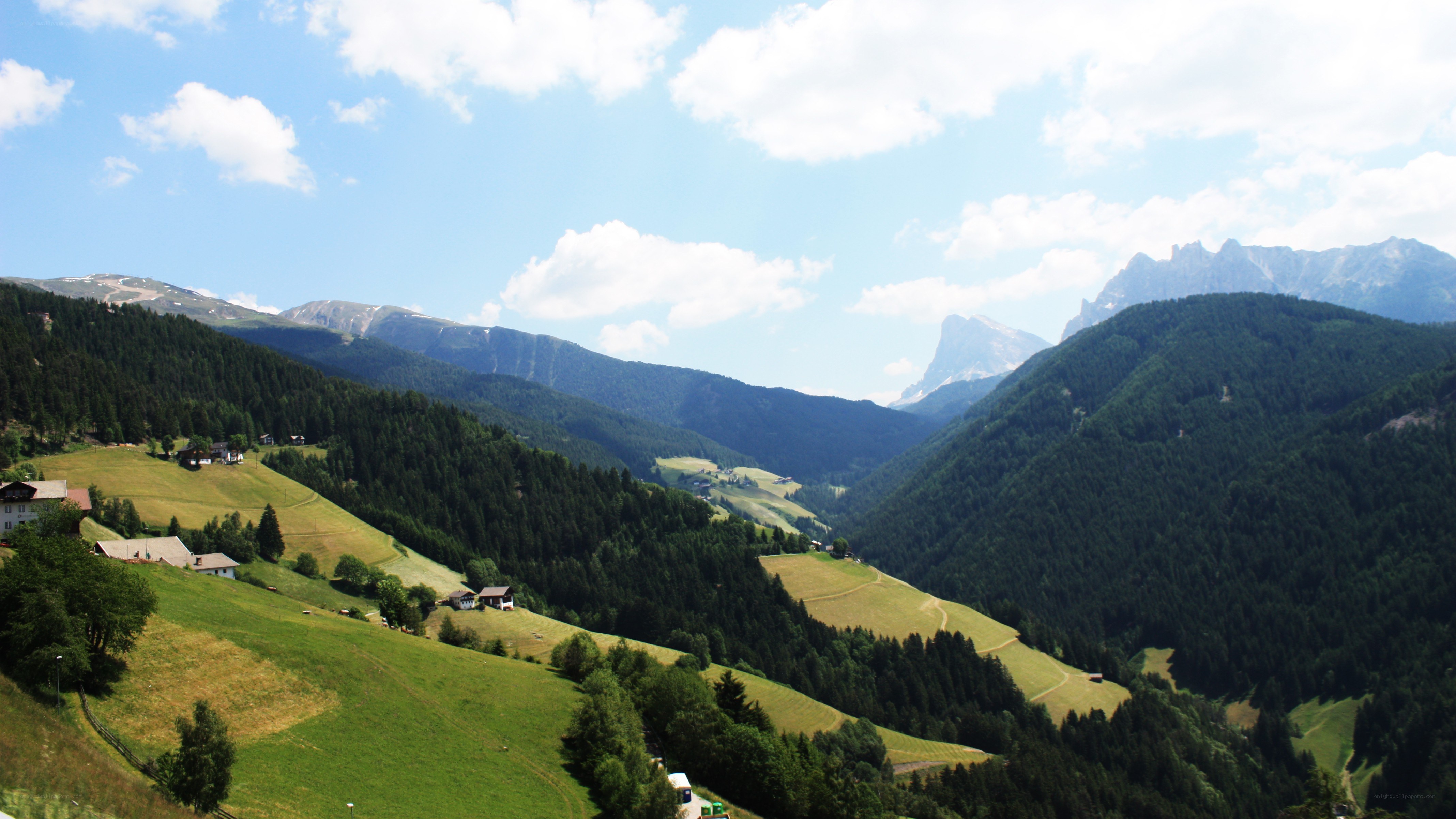 mountain valley landscape