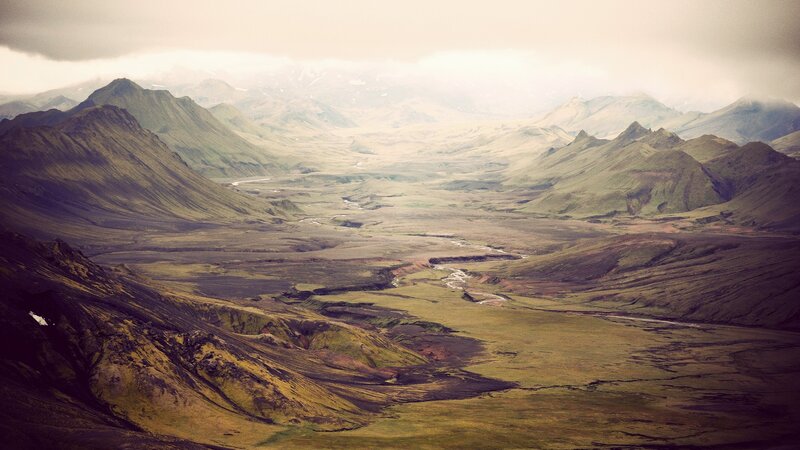 mountain valley landscape
