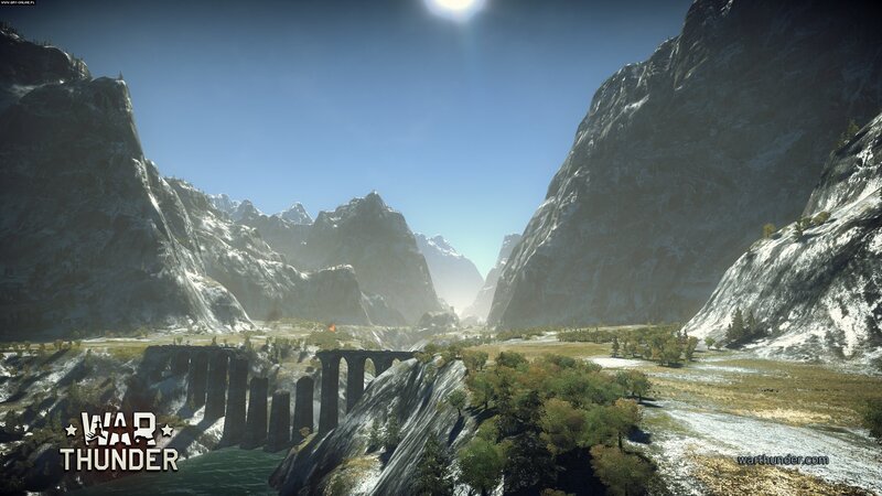 Mountain Valley Landscape — Blue, Serene, Afternoon, 3d Render