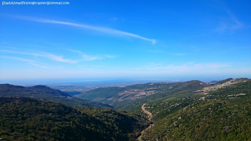 Mountain Valley Landscape — Blue, Serene, Afternoon, Photograph, Hills
