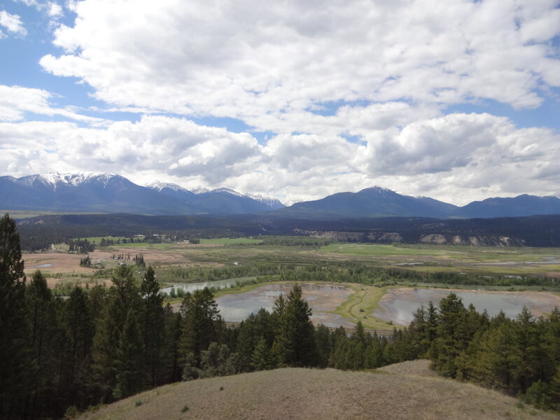 Mountain Valley Landscape — Blue, Serene, Afternoon, Photograph, Mountains, Forests