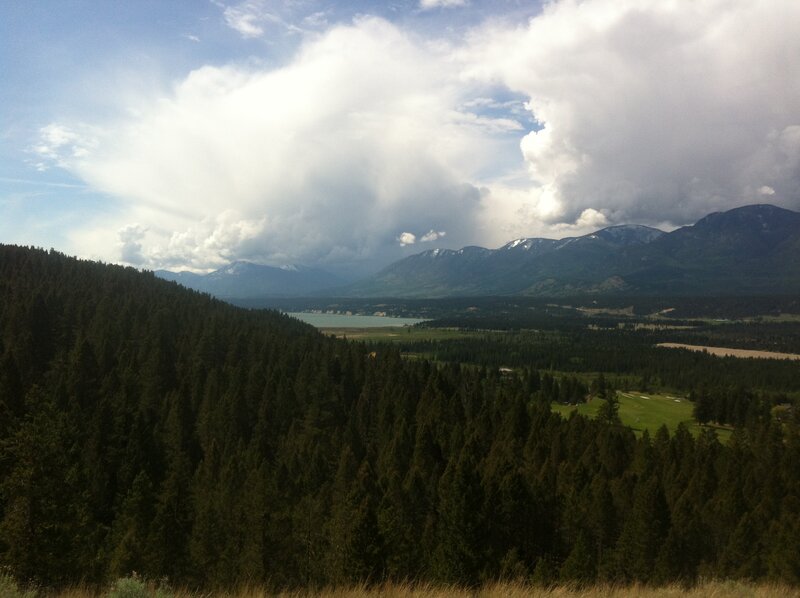 Mountain Valley Landscape — Green, Dramatic, Afternoon, Photograph, Forests