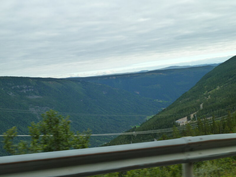 Mountain Valley Landscape — Green, Overcast, Morning