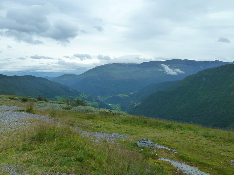 Mountain Valley Landscape — Green, Overcast