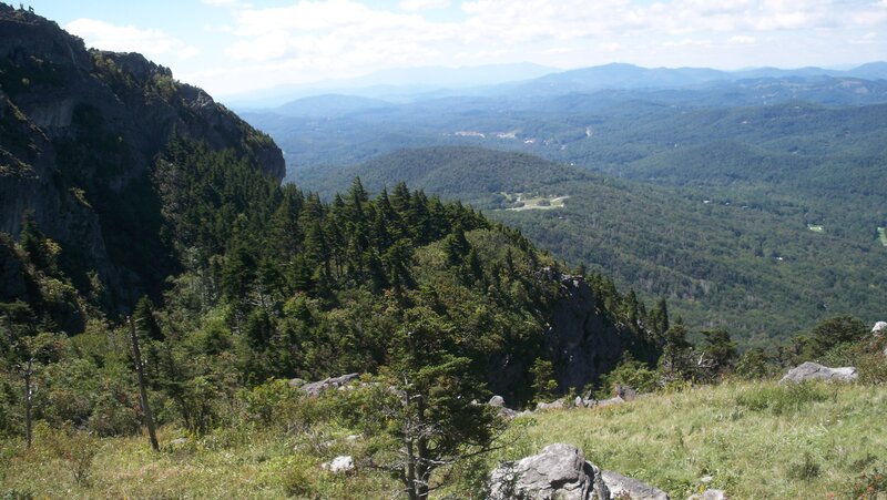 Mountain Valley Landscape — Green, Serene, Afternoon, Photograph, Trees, Rocks