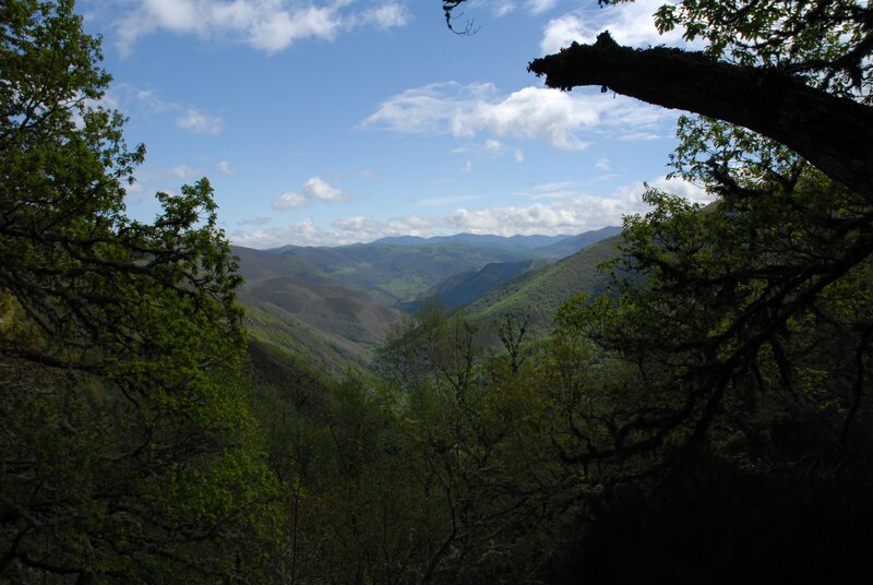 Mountain Valley Landscape — Sky