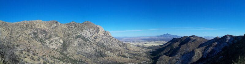 mountain valley panorama