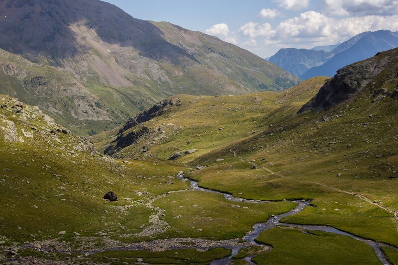 Mountain Valley Stream — Green