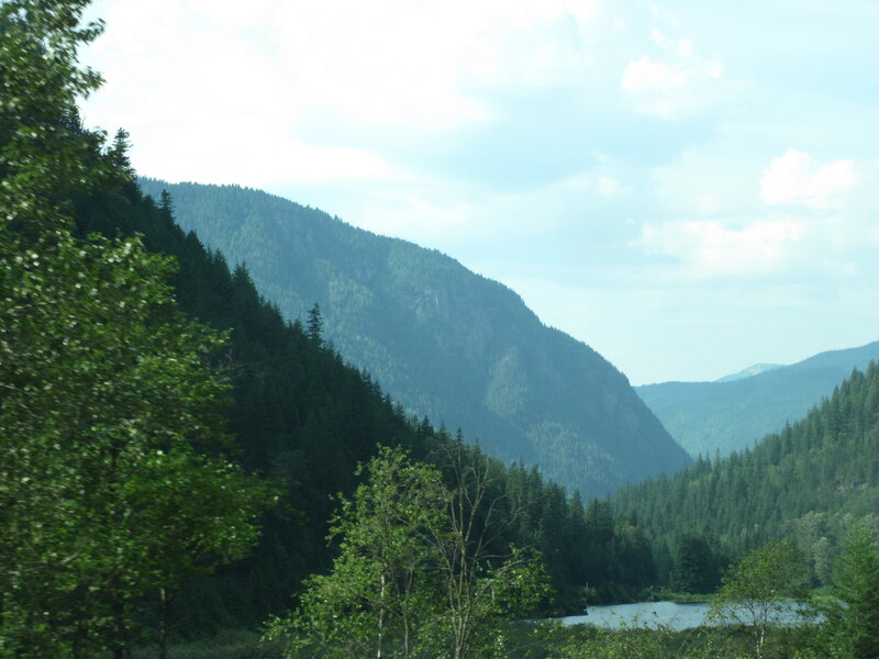 Mountain Valley with Lake — Green, Serene, Afternoon, Photograph, Trees