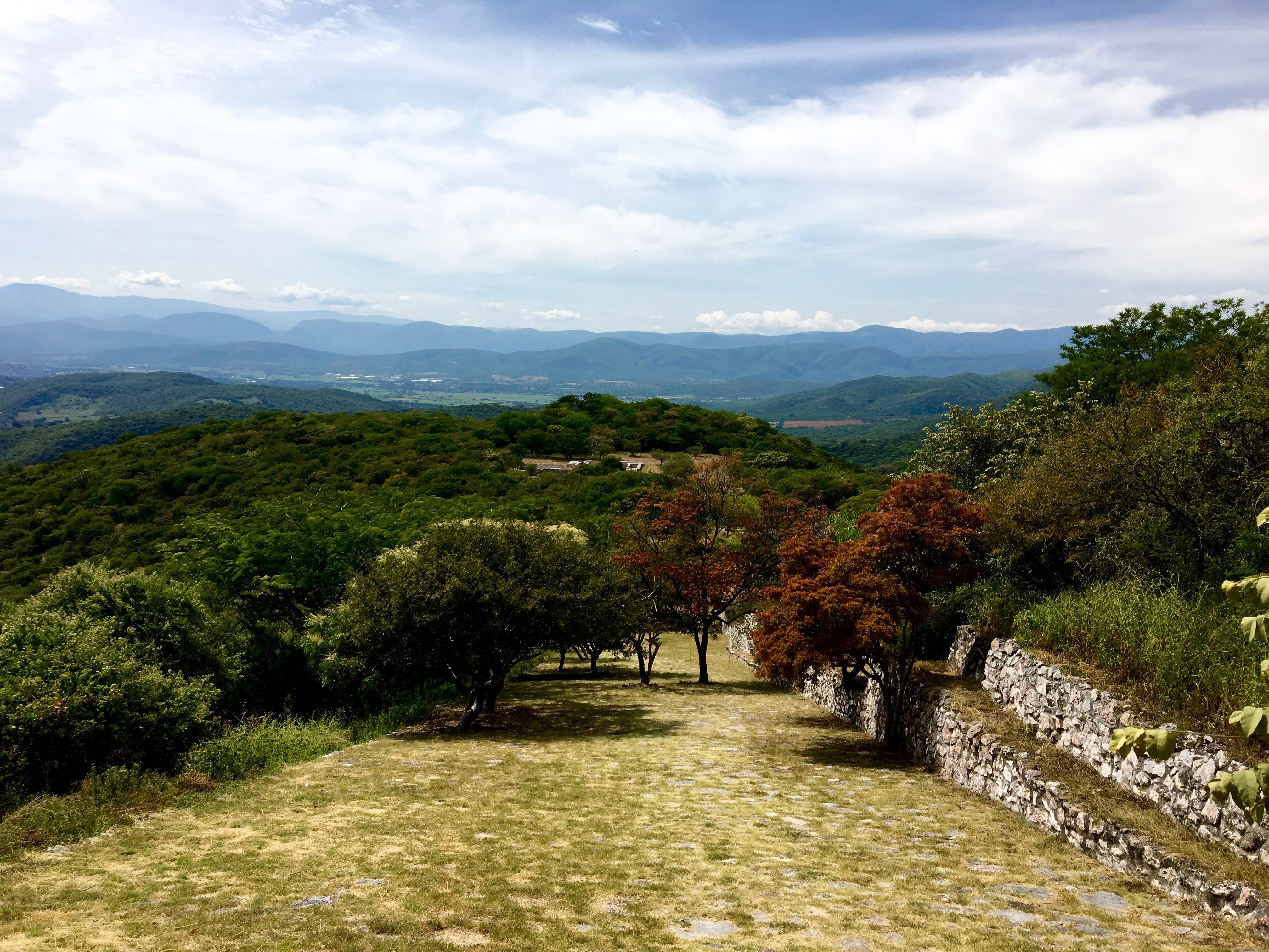 Mountain view from ancient ruins