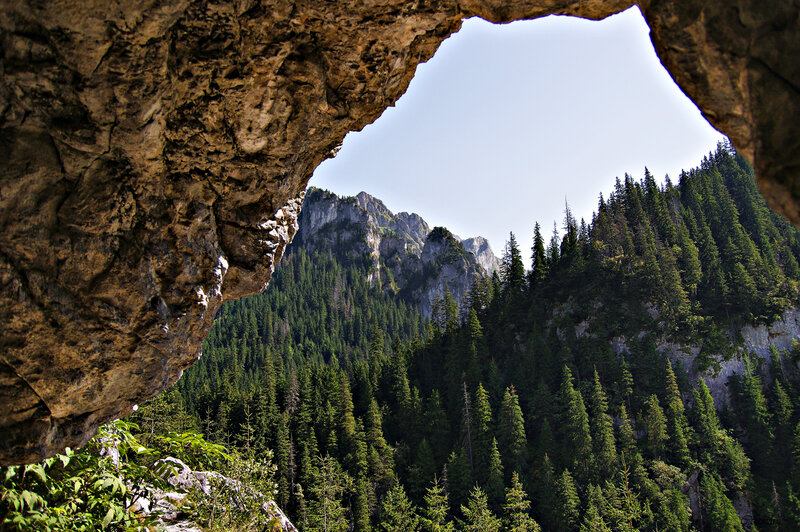 Mountain View from Cave