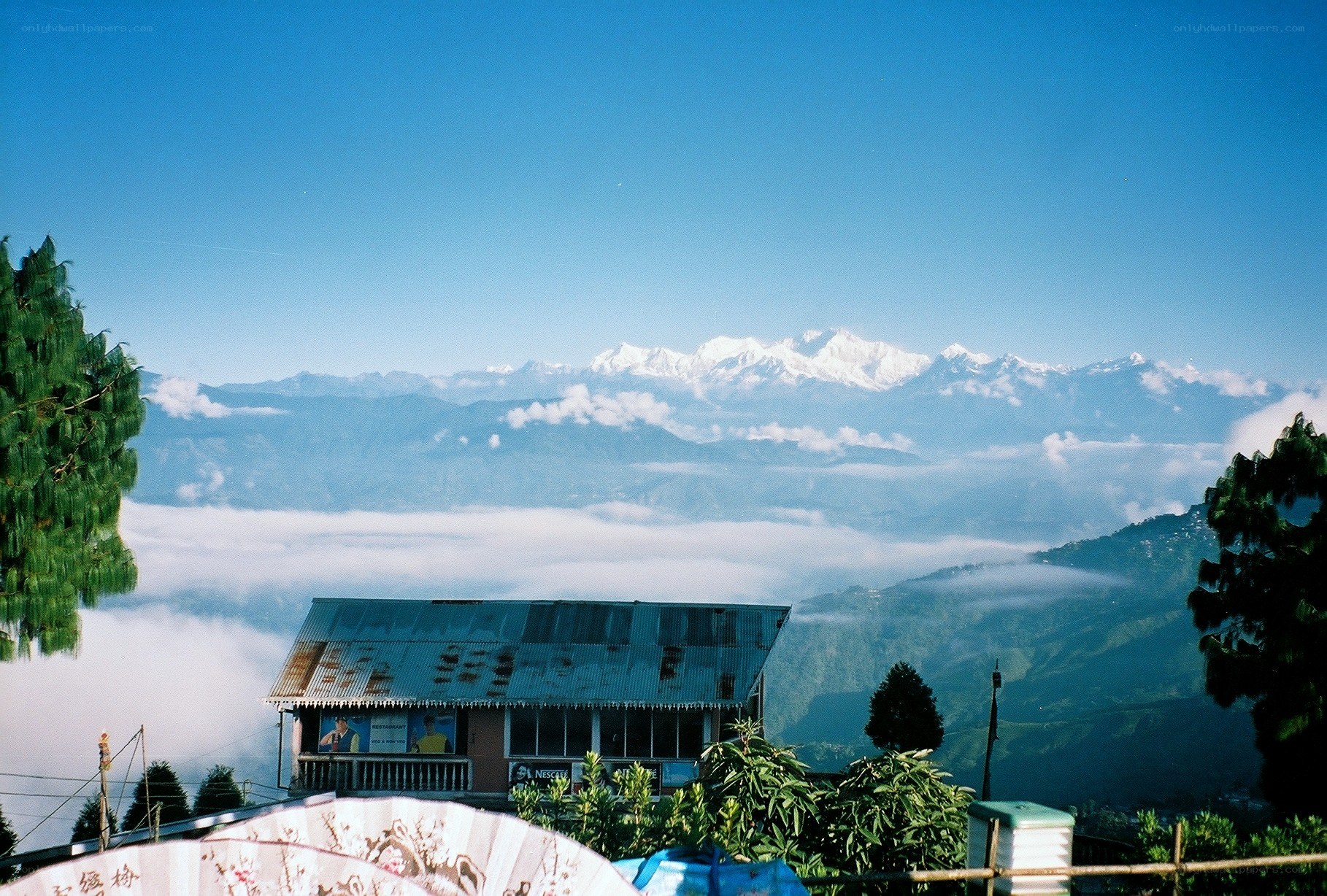 Mountain view from hill station
