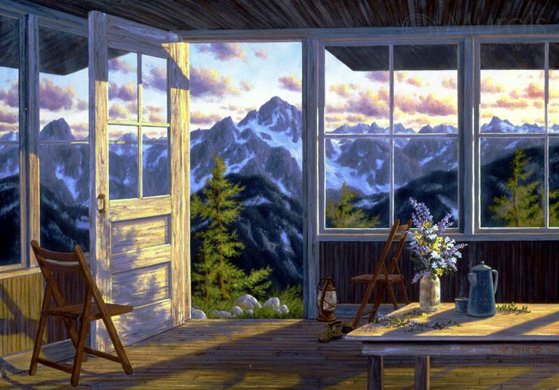 Mountain View from Porch