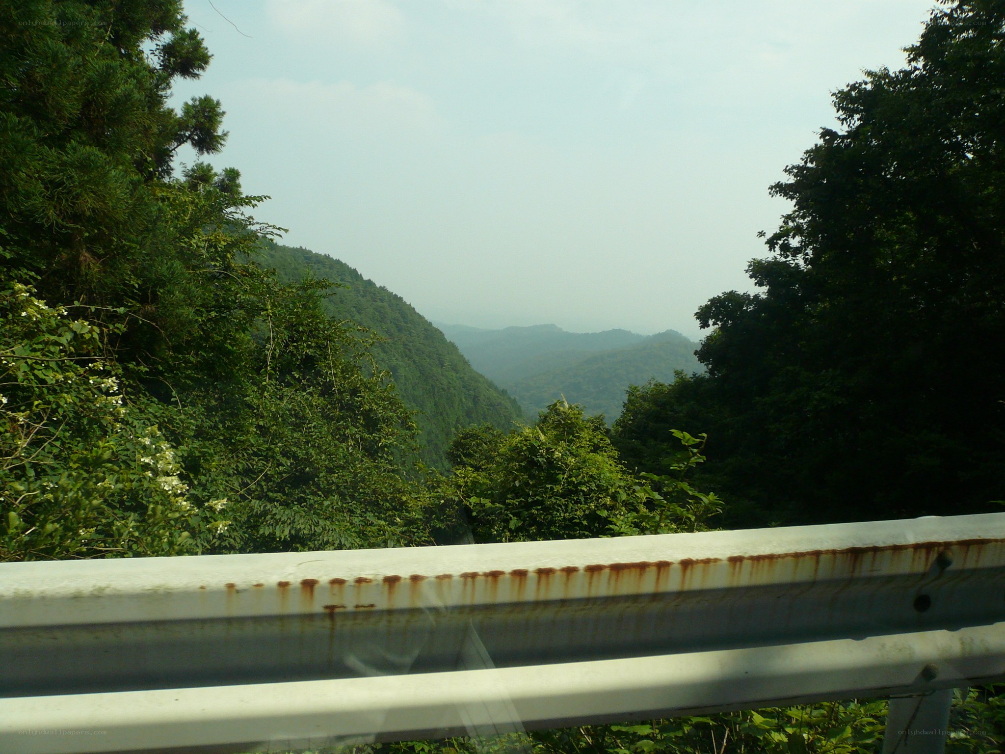 Mountain view from roadside