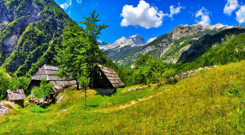 Mountain Village Huts