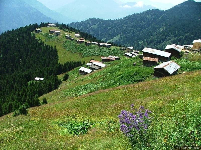 Mountain village in Turkey
