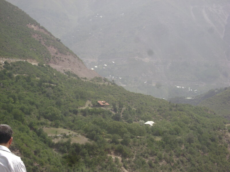 mountain village view