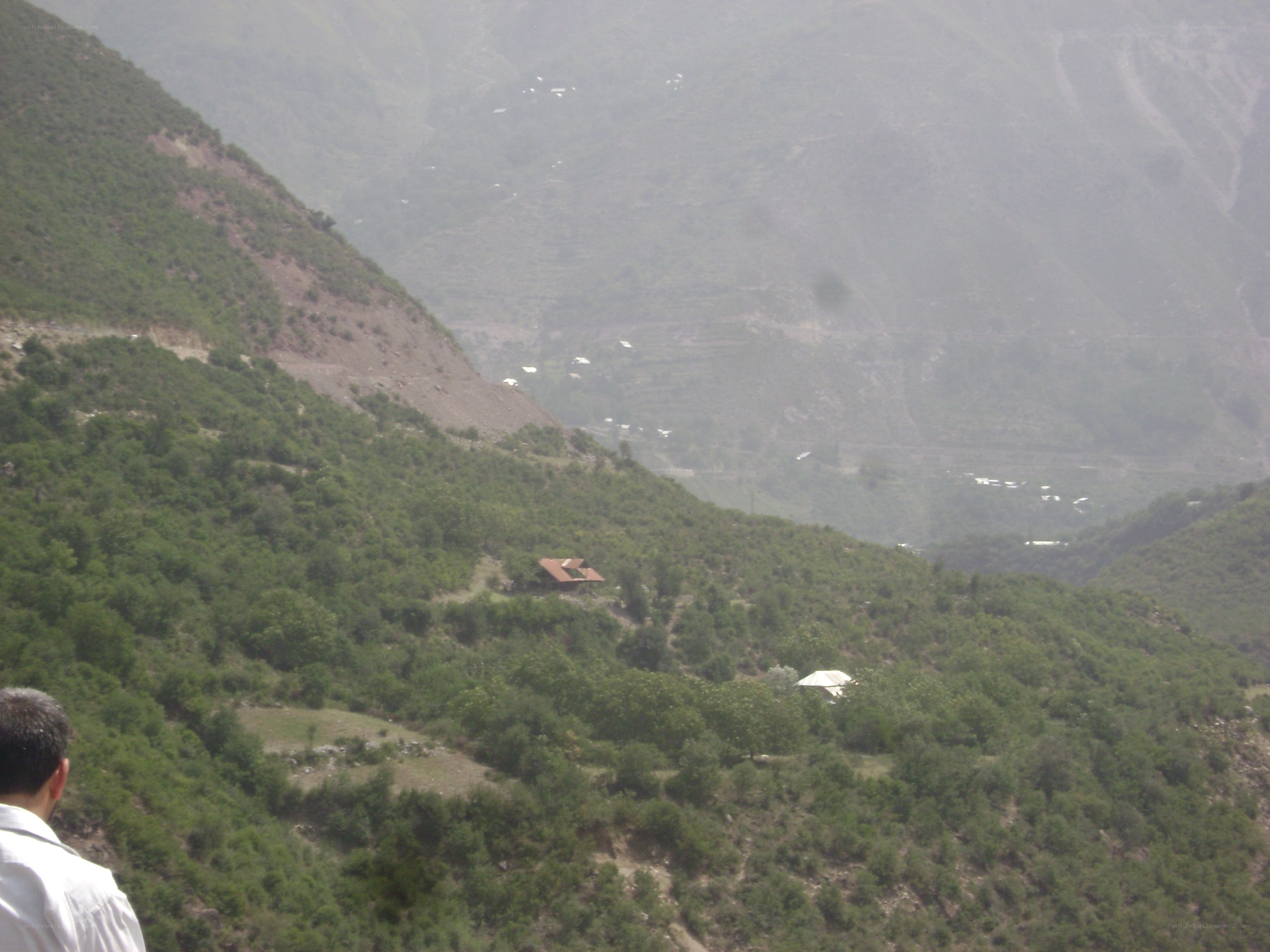 mountain village view