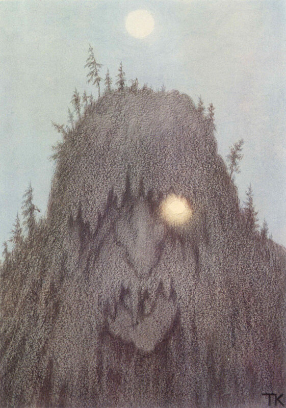 Mountain with a face
