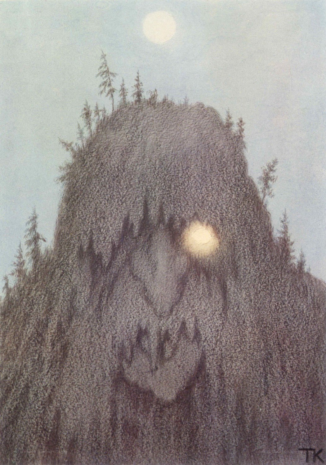 Mountain with a face