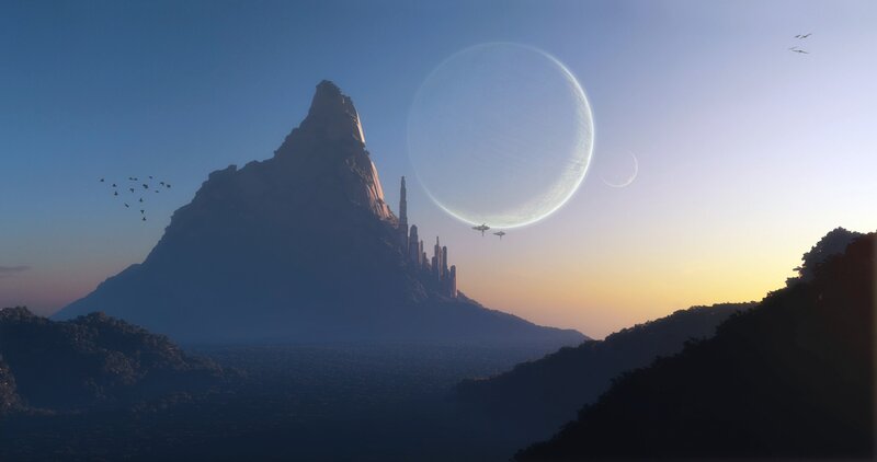 Mountain with Castle
