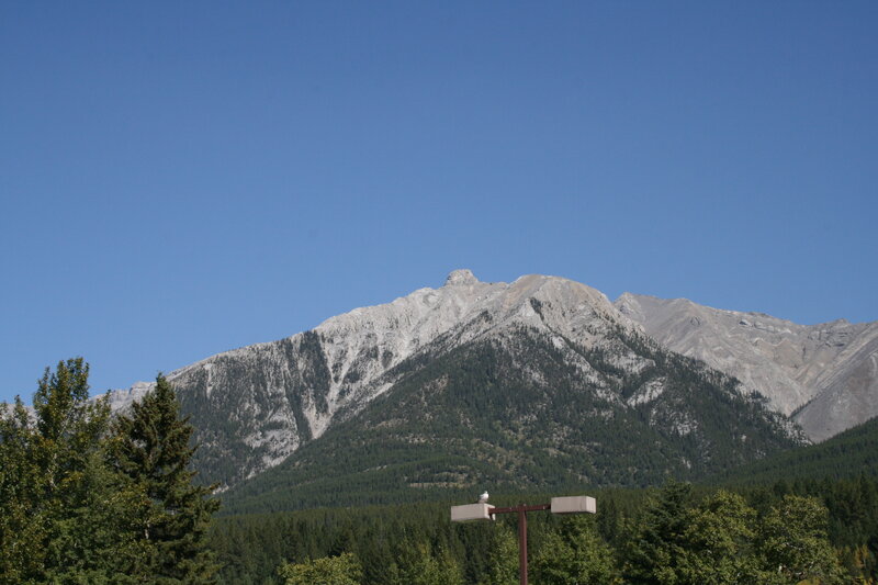 Mountain with Forest — Blue, Serene