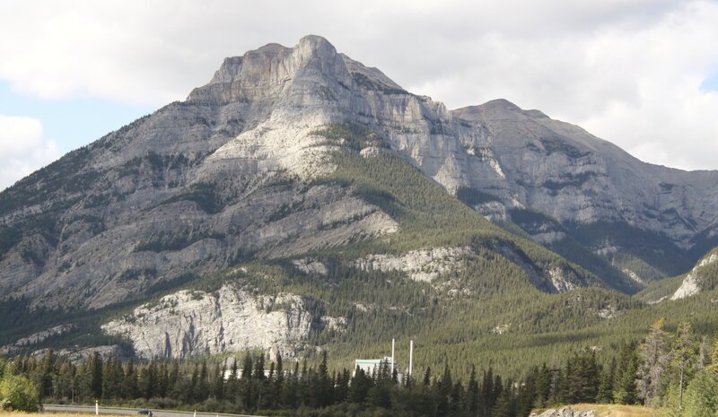 Mountain with Forest — Green, Serene, Afternoon, Photograph