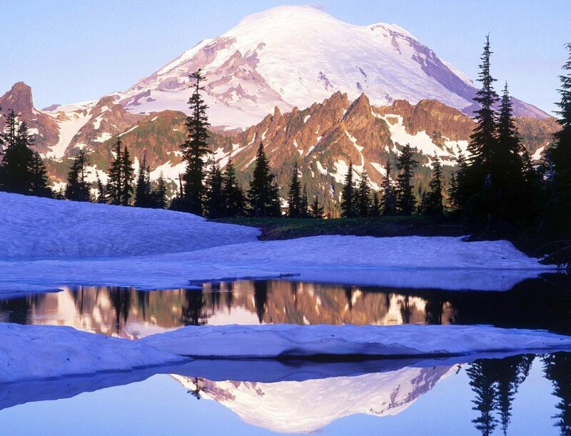 Mountain with Snow